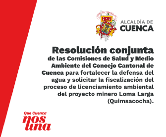 Resolución Conjunta de Salud y Medio Ambiente del Concejo Cantonal de Cuenca