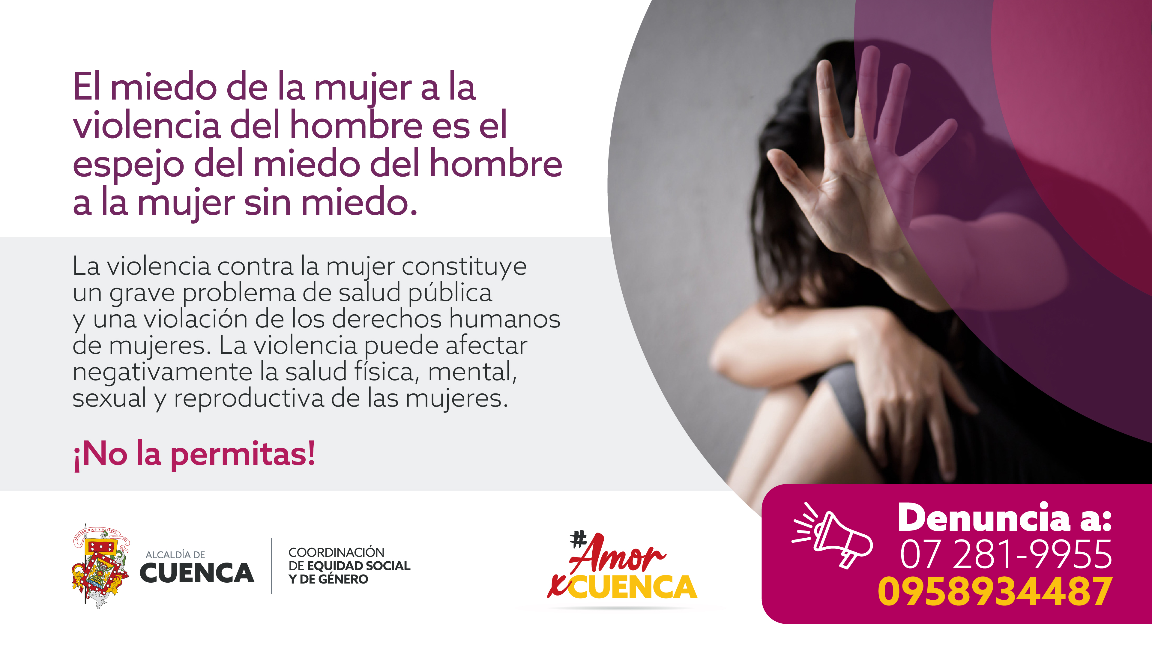 El miedo de la mujer a la violencia del hombre es el espejo del miedo del hombre a la mujer sin miedo.