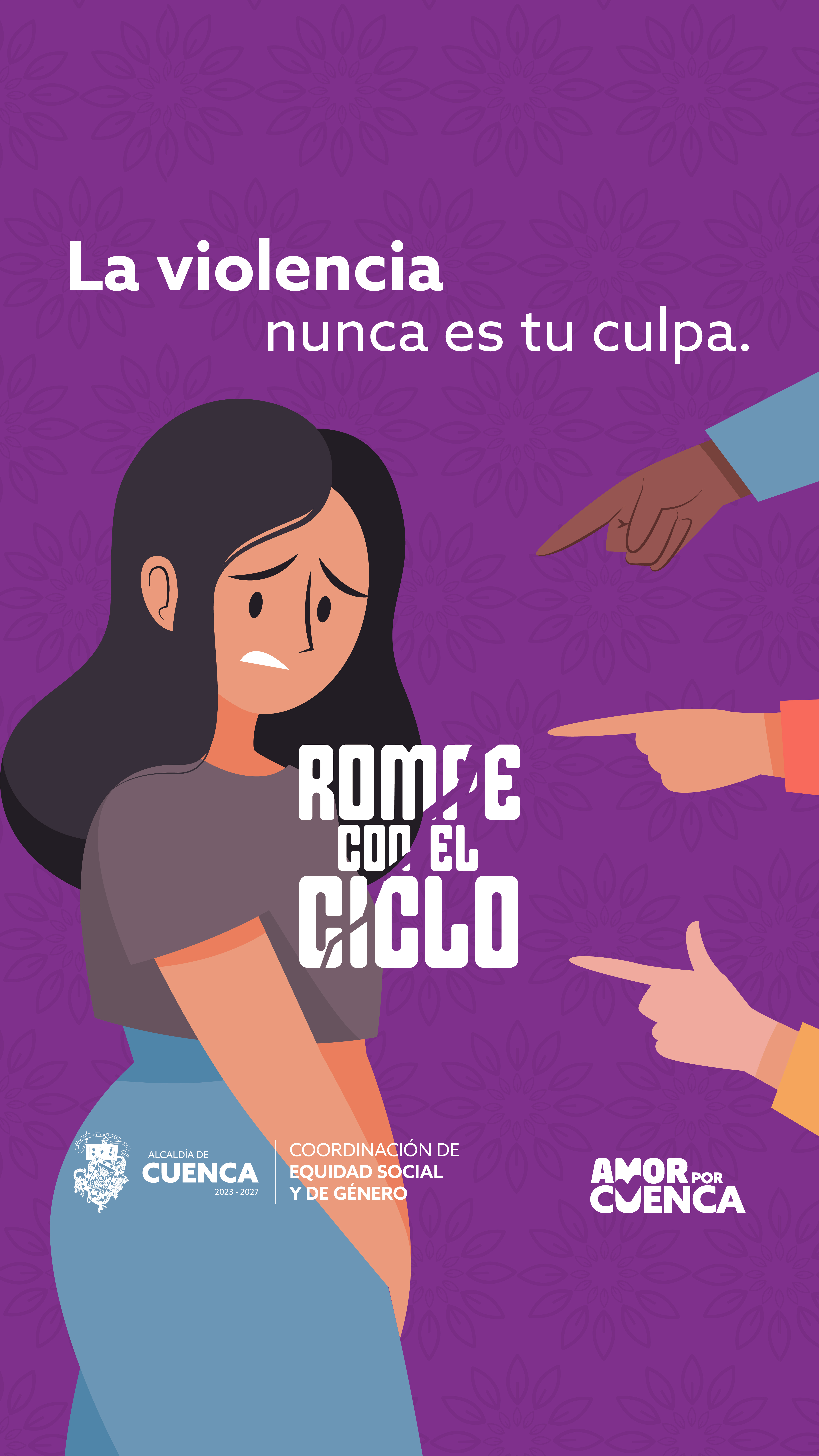 No debemos minimizar ni justificar ninguna agresión hacia las mujeres, adolescentes y niñas.  #CuencaLuchaContraLaViolencia 💜  #AmorPorCuenca ❤️💛  #FondoVioleta