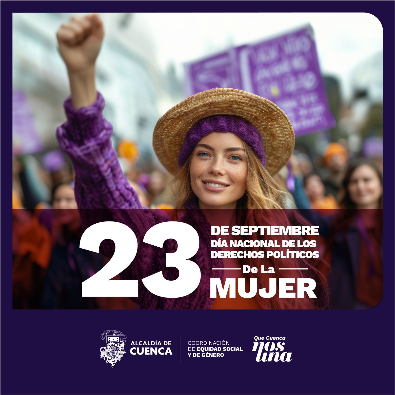 En el Día Nacional de los Derechos Políticos de la Mujer, reafirmamos nuestro compromiso con la equidad de género en todos los ámbitos de liderazgo y decisión.    Desde la promulgación del sufragio femenino en 1947, las mujeres han alcanzado logros en la política, las instituciones y las calles. Sin embargo, el camino continúa. La verdadera paridad y la igualdad real siguen siendo banderas vigentes por las que trabajamos día a día.  