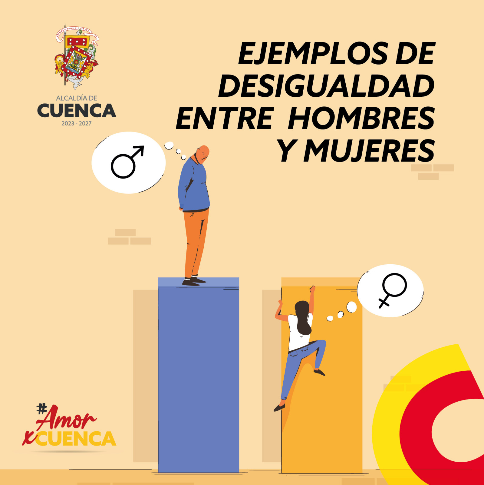 EJEMPLOS DE DESIGUALDAD ENTRE HOMBRES Y MUJERES