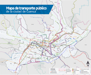 Mapa de Transporte Público de Cuenca