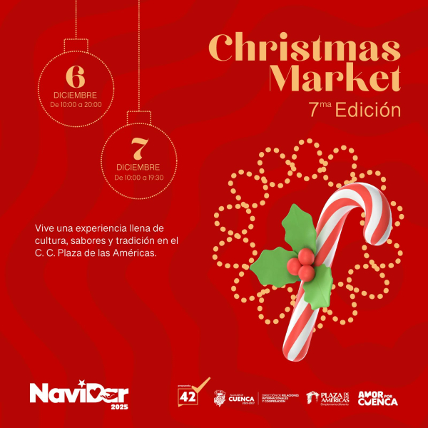Cuenca  se prepara para recibir una nueva edición del Christmas Market “Las Américas”, un evento que celebra la diversidad cultural y la esencia navideña del mundo. 