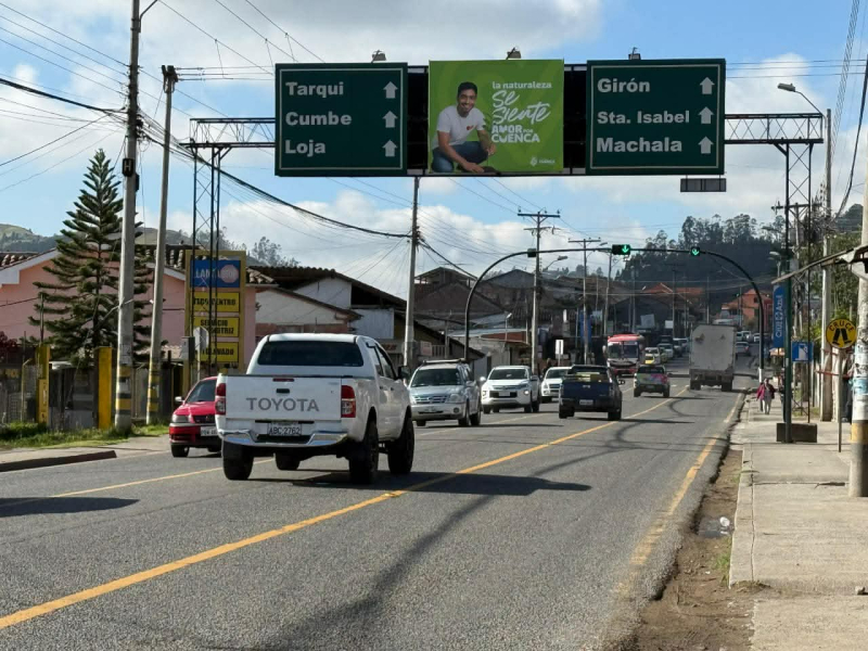 Se pone en marcha plan piloto para mejorar la circulación en el acceso sur de Cuenca