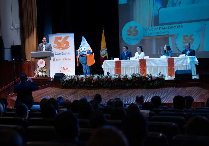 ETAPA EP CELEBRA 56 AÑOS DE DEDICACIÓN AL SERVICIO DE CUENCA