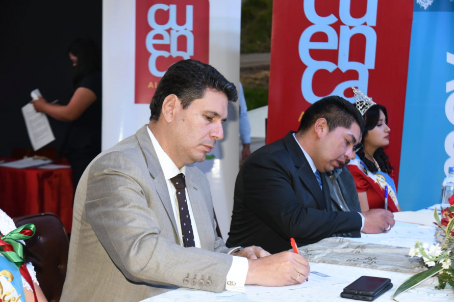 Sidcay se beneficia con 1.8 millones en obras del Municipio de Cuenca  