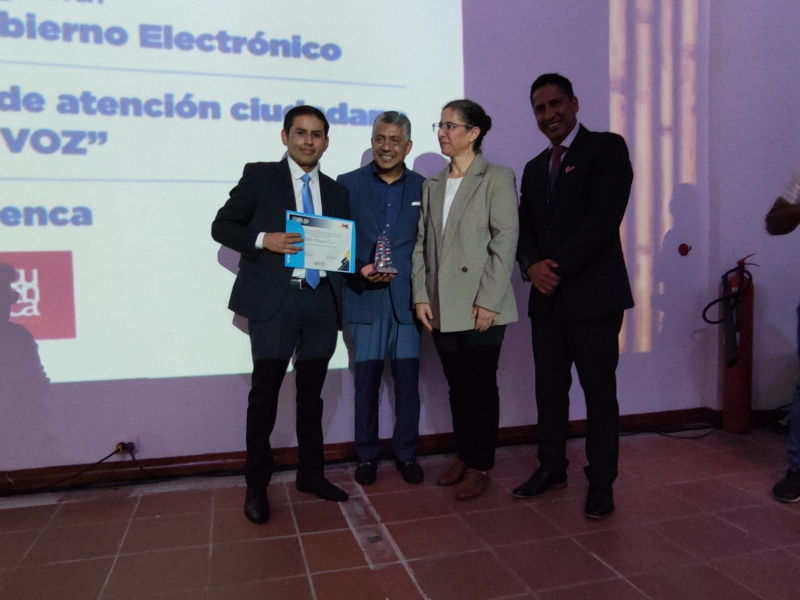 Municipio de Cuenca premiado por proyectos Mi Voz y Gobierno Abierto 
