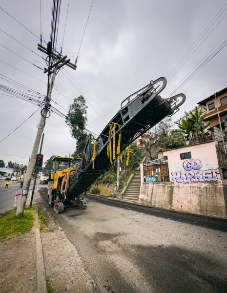 Obras que ejecuta la Municipalidad de Cuenca avanzan de acuerdo al cronograma