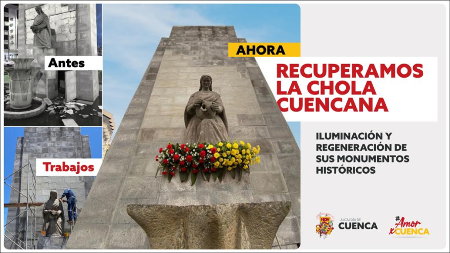Concluye proceso de restauración de monumentos en Cuenca