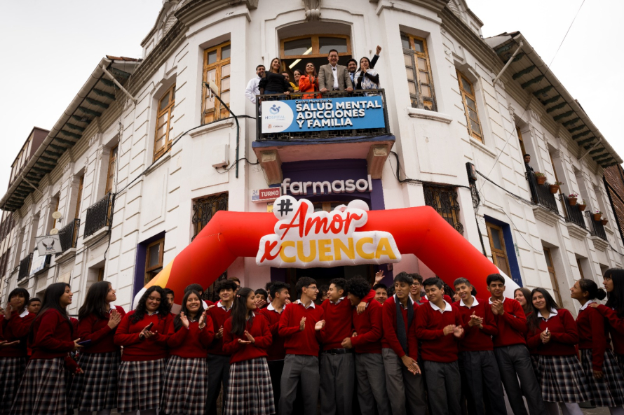 Alcaldía de Cuenca inaugura Centro Municipal de Salud Mental, Adicciones y Familia.