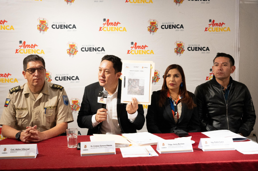 Buenas noticias para Cuenca en materia de seguridad anunció hoy alcalde Cristian Zamora