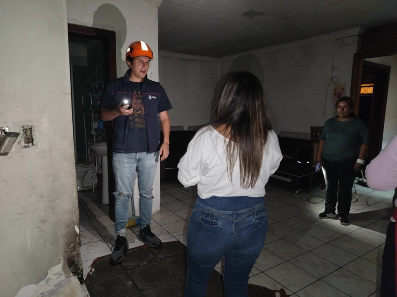 La tarde del 28 de febrero se registró un incendio estructural en el sector Plaza del Arte, por causas aún desconocidas, que afectó un departamento.