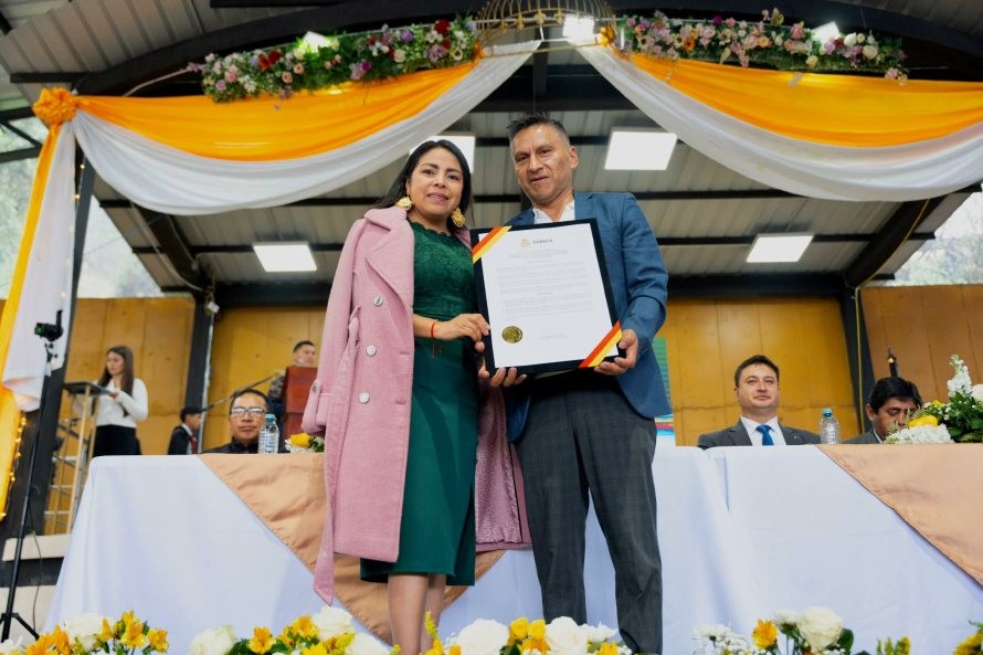 Molleturo conmemora sus 174 años de parroquialización con una inversión que supera los USD 4,2 millones en obras y proyectos emprendidos por la Alcaldía de Cuenca para mejorar la calidad de vida de sus habitantes.