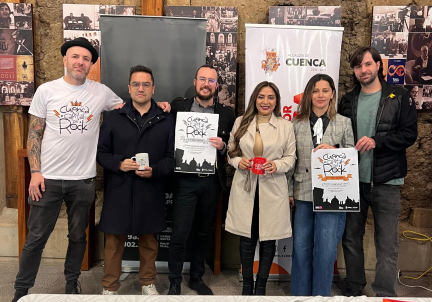 Se realizó el lanzamiento oficial del Intercolegial de Bandas “Cuenca Capital del Rock”, un proyecto que forma parte de la Propuesta 5 del plan de gestión del alcalde Cristian Zamora: Cuenca, Ciudad de la Música, y que busca posicionar a la ciudad como referente nacional de la música. El evento tuvo lugar en la Casa Patrimonial Municipal de la Lira y contó con la participación de autoridades, gestores culturales y medios de comunicación.